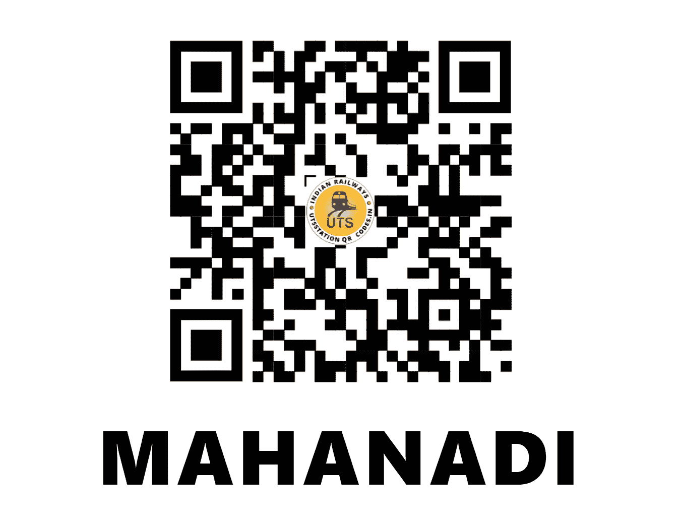 UTS QR Code for MAHANADI - MHN (NF - WEST BENGAL)